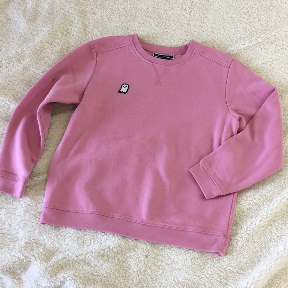 Karen Scott Sport crew neck with spoopy friend!
